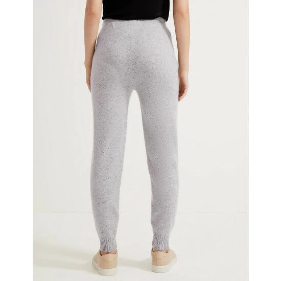Autograph Pure Cashmere Textured Joggers Women Grey Mix 4 Autograph Pure Cashmere Textured Joggers Women Grey Mix - Image 4