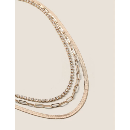 Autograph Cup Chain Necklace Women Gold 2 Autograph Cup Chain Necklace Women Gold - Image 2