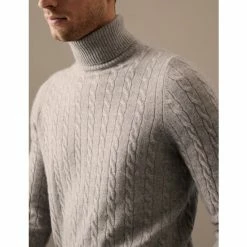 Autograph Pure Cashmere Cable Roll Neck Jumper Men Grey 9 Autograph Pure Cashmere Cable Roll Neck Jumper Men Grey -autograph Shop unnamed file 2657