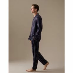 Autograph Cotton Blend Striped Pyjama Set Men Multi -autograph Shop unnamed file 2676