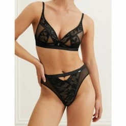 Autograph Lexington High Waisted High Leg Knickers Lingerie Black 11 Autograph Lexington High Waisted High Leg Knickers Lingerie Black -autograph Shop unnamed file 2685