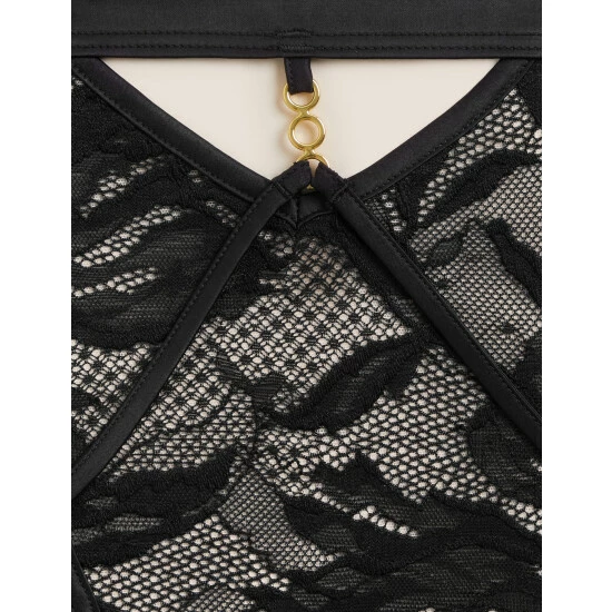 Autograph Lexington High Waisted High Leg Knickers Lingerie Black 6 Autograph Lexington High Waisted High Leg Knickers Lingerie Black - Image 6