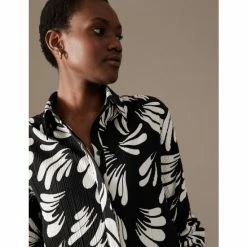 Autograph Jersey Plisse Printed Shirt Women Black/black 9 Autograph Jersey Plisse Printed Shirt Women Black/black -autograph Shop unnamed file 2697