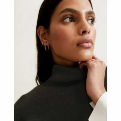 Autograph Pure Cashmere Roll Neck Jumper Women Medium Navy 19 Autograph Pure Cashmere Roll Neck Jumper Women Medium Navy -autograph Shop unnamed file 27