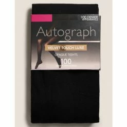 Autograph 100 Denier Velvet Touch Luxe Tights Lingerie Black -autograph Shop unnamed file 2762
