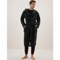 Autograph Fleece Supersoft Dressing Gown Men Black 7 Autograph Fleece Supersoft Dressing Gown Men Black -autograph Shop unnamed file 2838