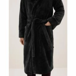 Autograph Fleece Supersoft Dressing Gown Men Black 8 Autograph Fleece Supersoft Dressing Gown Men Black -autograph Shop unnamed file 2839