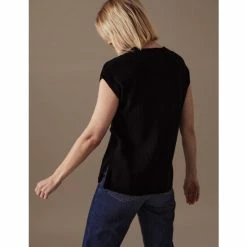 Autograph Pure Cashmere Ribbed Relaxed Knitted Vest Women Black 13 Autograph Pure Cashmere Ribbed Relaxed Knitted Vest Women Black -autograph Shop unnamed file 2846