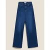 Autograph Luxury High Waisted Wide Leg Jeans Women Light Indigo