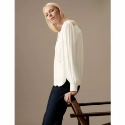 Autograph V-Neck Long Sleeve Wrap Top Women Ivory 8 Autograph V-Neck Long Sleeve Wrap Top Women Ivory -autograph Shop unnamed file 2888