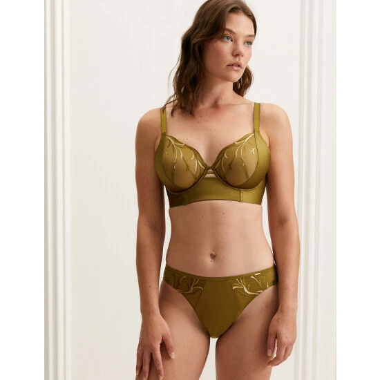 Autograph Amalfi Embroidery High Leg Knickers Lingerie Chartreuse 6 Autograph Amalfi Embroidery High Leg Knickers Lingerie Chartreuse - Image 6