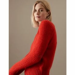 Autograph Mohair Blend V-Neck Jumper With Wool Women Bright Orange 10 Autograph Mohair Blend V-Neck Jumper With Wool Women Bright Orange -autograph Shop unnamed file 2958