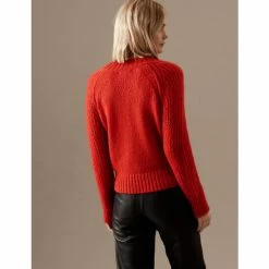 Autograph Mohair Blend V-Neck Jumper With Wool Women Bright Orange 11 Autograph Mohair Blend V-Neck Jumper With Wool Women Bright Orange -autograph Shop unnamed file 2959