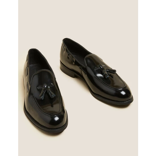 Autograph Leather Slip-On Loafers Men Black 1 Autograph Leather Slip-On Loafers Men Black