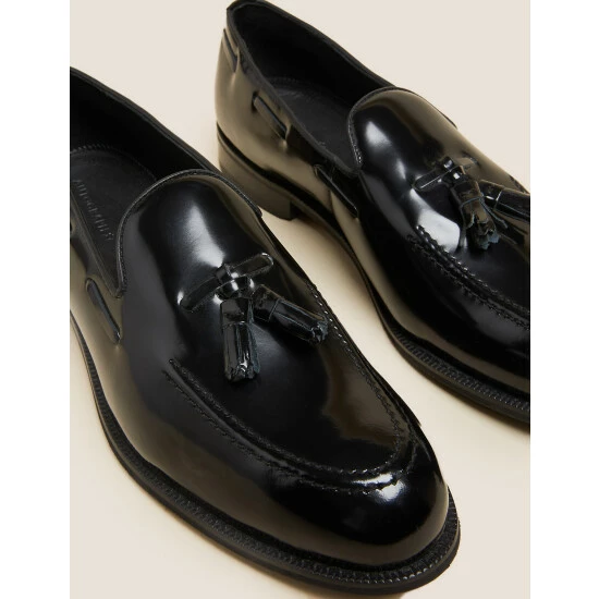 Autograph Leather Slip-On Loafers Men Black 2 Autograph Leather Slip-On Loafers Men Black - Image 2
