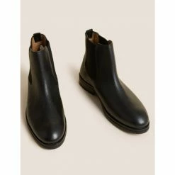 Autograph Leather Chelsea Boots Men Black