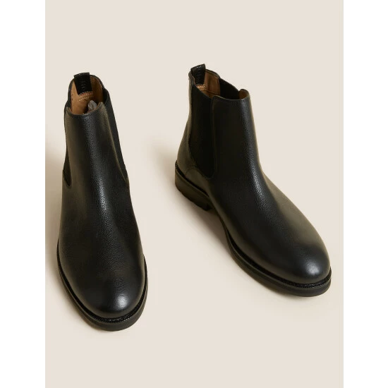 Autograph Leather Chelsea Boots Men Black 1 Autograph Leather Chelsea Boots Men Black