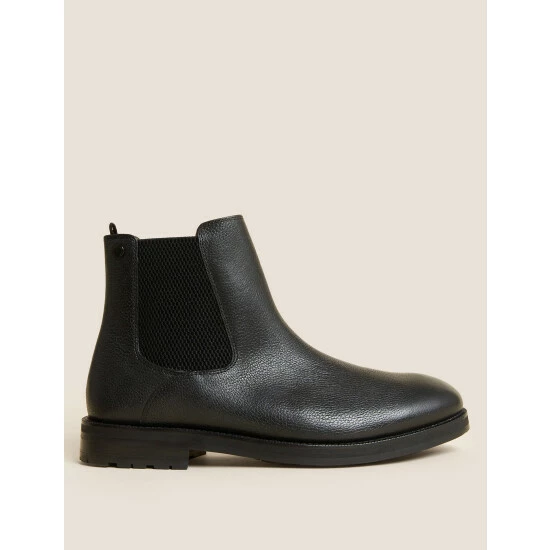 Autograph Leather Chelsea Boots Men Black 3 Autograph Leather Chelsea Boots Men Black - Image 3