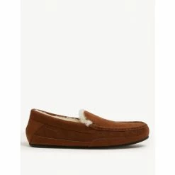 Autograph Suede Moccasin Slippers With Freshfeet™ Men Tan -autograph Shop unnamed file 2980