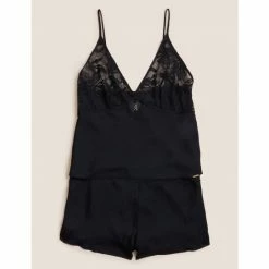 Autograph Lexington Lace Cami Set Lingerie Black