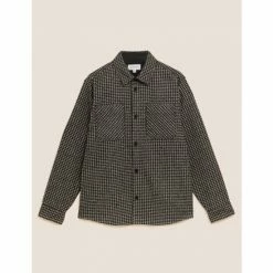Autograph Check Overshirt With Wool Men Neutral