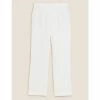 Autograph Tuxedo Straight Leg Trousers Women Ivory