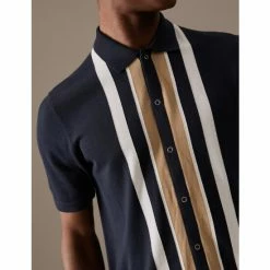 Autograph Cotton Modal Striped Knitted Polo Shirt Men Dark Navy Mix 9 Autograph Cotton Modal Striped Knitted Polo Shirt Men Dark Navy Mix -autograph Shop unnamed file 3057