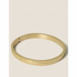 Autograph Check Bangle Women Gold