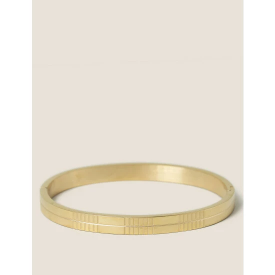 Autograph Check Bangle Women Gold 4 Autograph Check Bangle Women Gold - Image 4