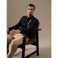 Autograph Pure Cotton Striped Knitted Polo Shirt Men Navy Mix 10 Autograph Pure Cotton Striped Knitted Polo Shirt Men Navy Mix -autograph Shop unnamed file 3094