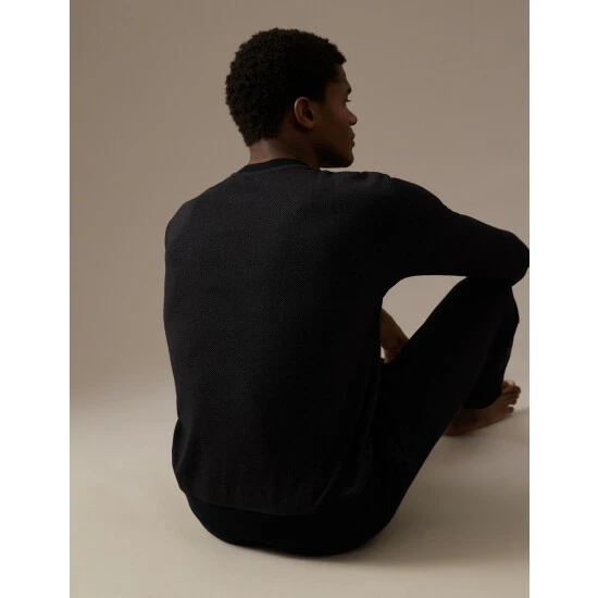 Autograph Premium Cotton Rich Loungewear Sweatshirt Men Charcoal Mix 4 Autograph Premium Cotton Rich Loungewear Sweatshirt Men Charcoal Mix - Image 4