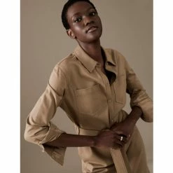 Autograph Belted Midi Shirt Dress Women Spice 10 Autograph Belted Midi Shirt Dress Women Spice -autograph Shop unnamed file 311