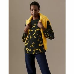 Autograph Leaf Print Blouson Sleeve Blouse Women Black Mix 13 Autograph Leaf Print Blouson Sleeve Blouse Women Black Mix -autograph Shop unnamed file 357