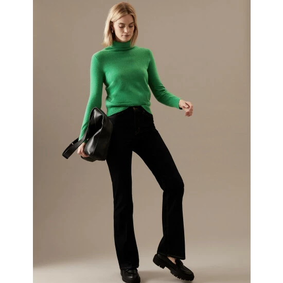 Autograph Pure Cashmere Roll Neck Jumper Women Medium Navy 17 Autograph Pure Cashmere Roll Neck Jumper Women Medium Navy - Image 17