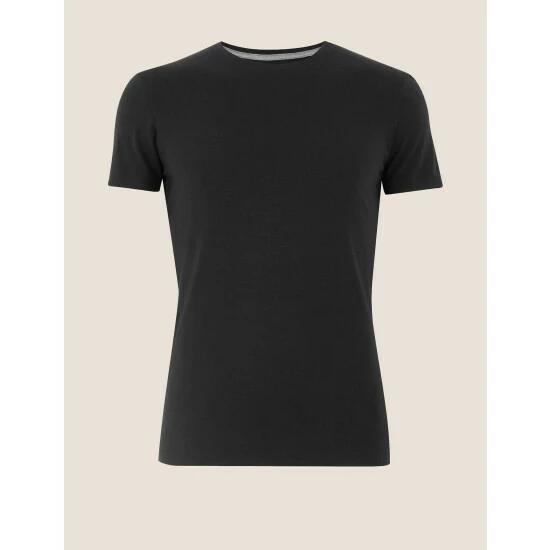 Autograph Premium Cotton T-Shirt Vest Men Light Airforce 6 Autograph Premium Cotton T-Shirt Vest Men Light Airforce - Image 6