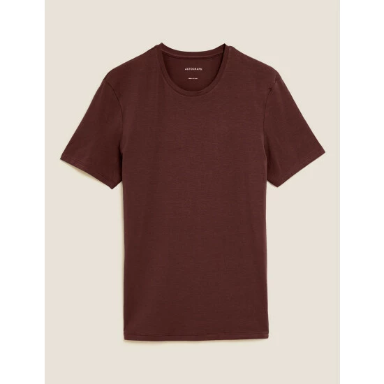 Autograph Premium Cotton T-Shirt Vest Men Light Airforce 8 Autograph Premium Cotton T-Shirt Vest Men Light Airforce - Image 8