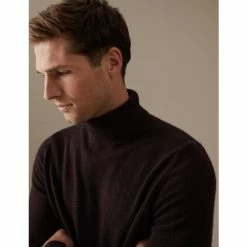 Autograph Pure Cashmere Roll Neck Jumper Men Chocolate 14 Autograph Pure Cashmere Roll Neck Jumper Men Chocolate -autograph Shop unnamed file 469