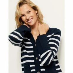 Autograph Merino Wool Rich Striped Cardigan Women Navy Mix 10 Autograph Merino Wool Rich Striped Cardigan Women Navy Mix -autograph Shop unnamed file 481