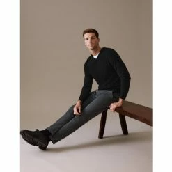 Autograph Pure Cashmere V-Neck Jumper Men Light Pink 22 Autograph Pure Cashmere V-Neck Jumper Men Light Pink -autograph Shop unnamed file 497