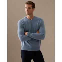 Autograph Pure Cashmere V-Neck Jumper Men Light Pink 30 Autograph Pure Cashmere V-Neck Jumper Men Light Pink -autograph Shop unnamed file 505