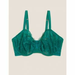 Autograph Marseilles Lace Wired Balcony Bra F-H Lingerie Teal