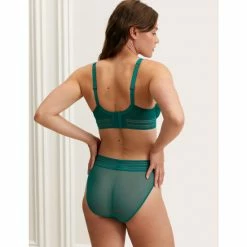 Autograph Marseilles Lace Wired Balcony Bra F-H Lingerie Teal -autograph Shop unnamed file 512