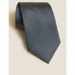 Autograph Pin Dot Pure Silk Tie Men Brown 9 Autograph Pin Dot Pure Silk Tie Men Brown -autograph Shop unnamed file 563