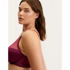 Autograph Tivoli Mesh Wired Plunge Bra F-H Lingerie Navy -autograph Shop unnamed file 572