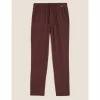 Autograph Premium Cotton Supersoft Pyjama Bottoms Men Dark Burgundy