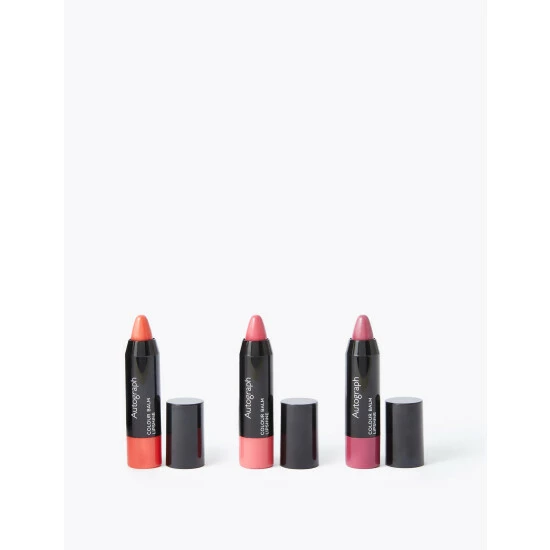 Autograph Mini Lip Colour Balm Trio Beauty No Colour 1 Autograph Mini Lip Colour Balm Trio Beauty No Colour