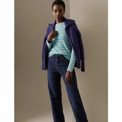 Autograph Striped Round Neck Top Women Green Mix 9 Autograph Striped Round Neck Top Women Green Mix -autograph Shop unnamed file 633