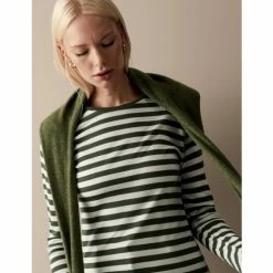 Autograph Striped Round Neck Top Women Green Mix 13 Autograph Striped Round Neck Top Women Green Mix -autograph Shop unnamed file 637
