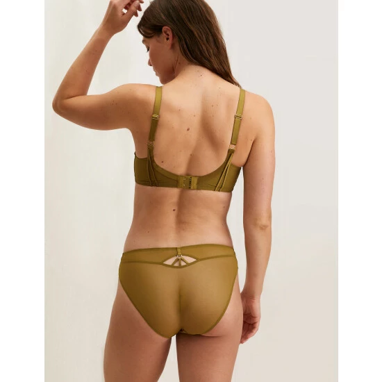 Autograph Amalfi Embroidery Wired Minimiser Bra C-G Lingerie Chartreuse 6 Autograph Amalfi Embroidery Wired Minimiser Bra C-G Lingerie Chartreuse - Image 6