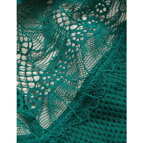 Autograph Marseilles High Waisted High Leg Knickers Lingerie Teal 6 Autograph Marseilles High Waisted High Leg Knickers Lingerie Teal - Image 6